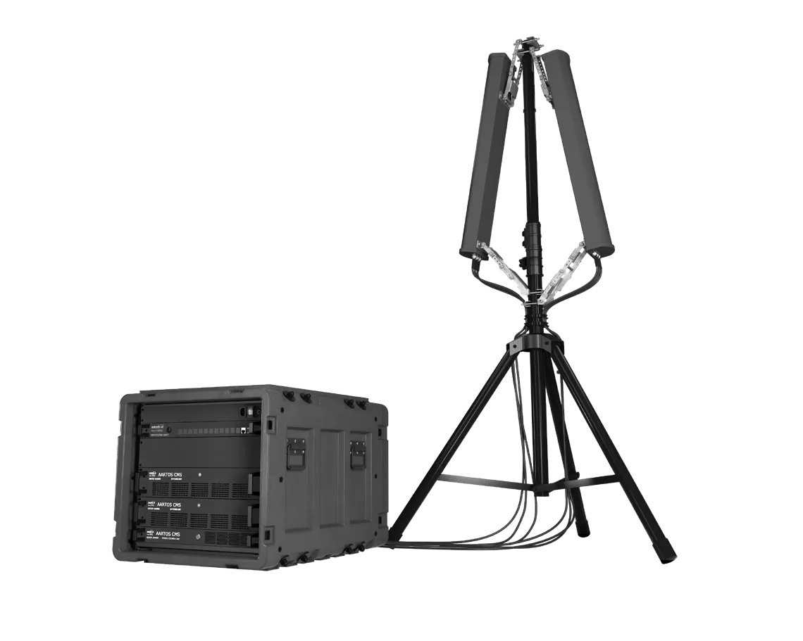 Counter-drone system deployed in the field